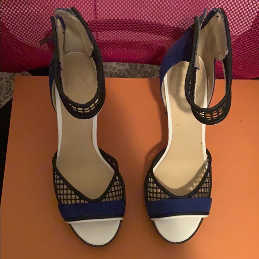 Blue heels